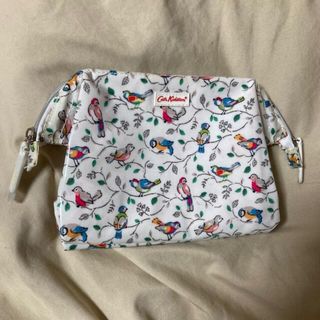 キャスキッドソン(Cath Kidston)のlittlewildbird様専用キャスキッドソン　ミニバード柄　未使用　難あり(ポーチ)