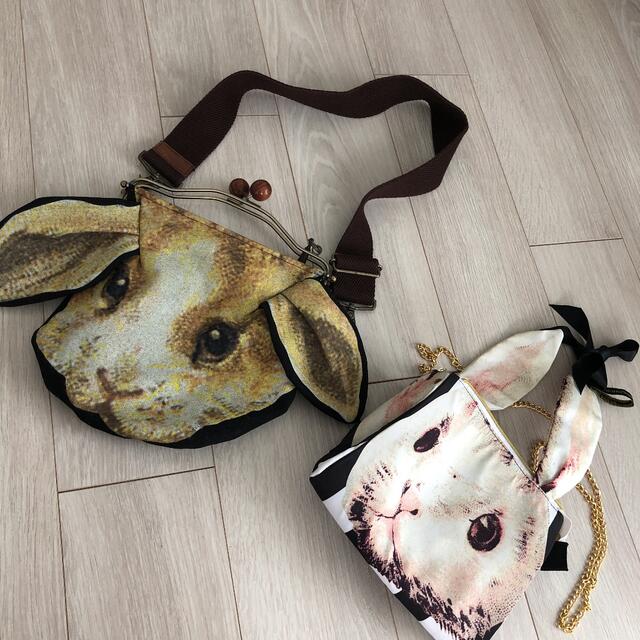 あちゃちゅむムチャチャうさぎバッグ2点セットkeikiiiウサギ ヒグチユウコ-