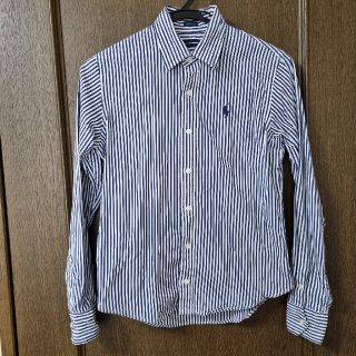 ラルフローレン(Ralph Lauren)の【RALPH LAUREN】紺ストラップシャツ(シャツ/ブラウス(長袖/七分))