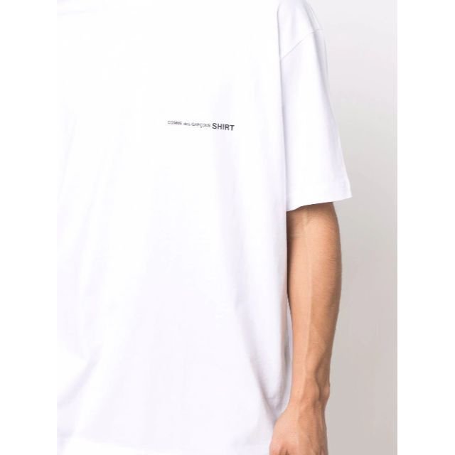 コムデギャルソン white オーバーサイズ Tシャツ sizeS 22SS