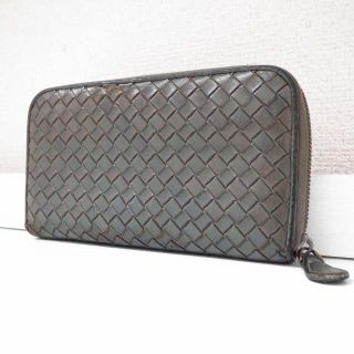 ボッテガヴェネタ(Bottega Veneta)のyone様専用♡ボッテガヴェネタ ラウンドファスナー 長財布 カーキ バッグ(長財布)