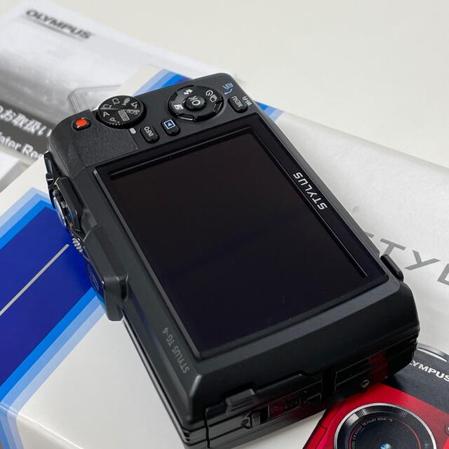 OLYMPUS(オリンパス)のオリンパス TG-4 ブラック 防水カメラ スマホ/家電/カメラのカメラ(コンパクトデジタルカメラ)の商品写真