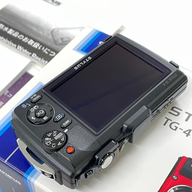 OLYMPUS(オリンパス)のオリンパス TG-4 ブラック 防水カメラ スマホ/家電/カメラのカメラ(コンパクトデジタルカメラ)の商品写真