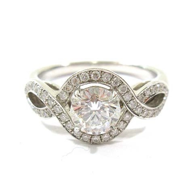 ハリーウィンストン リリークラスター ダイヤモンド リング 指輪 0.5ct