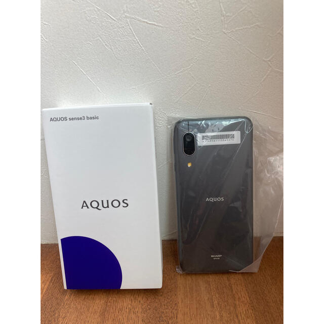 UQMOBILE AQUOS sense3 basic 32GB ブラック SH - スマートフォン本体