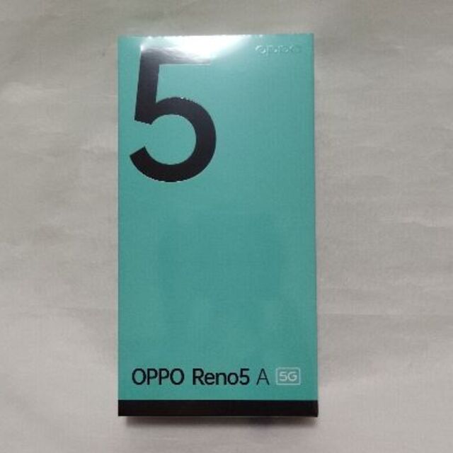 新品未開封 OPPO Reno5 A A1010P シルバーブラック-