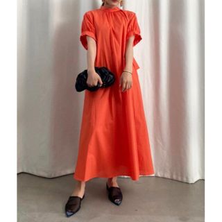 アメリヴィンテージ(Ameri VINTAGE)のAmeri VINTAGE  COTTON COLOR VOLUME DRESS(ロングワンピース/マキシワンピース)