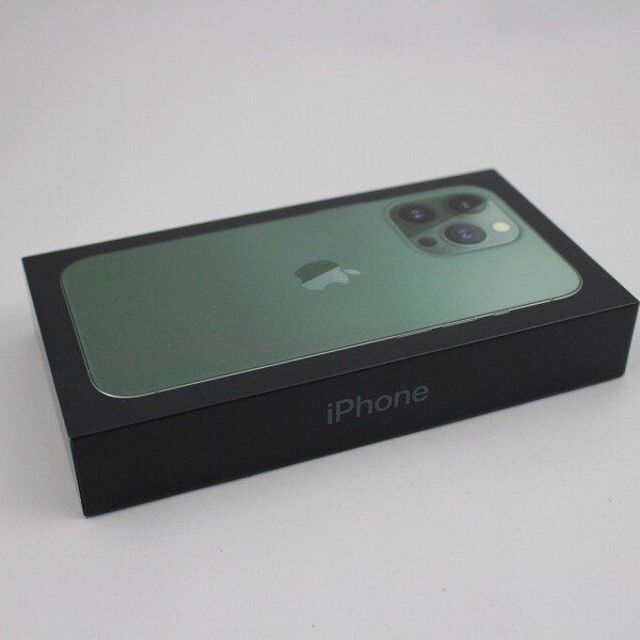 Apple(アップル)のアップル iPhone13 Pro 512GBアルパイングリーンMNE03J/A スマホ/家電/カメラのスマートフォン/携帯電話(スマートフォン本体)の商品写真