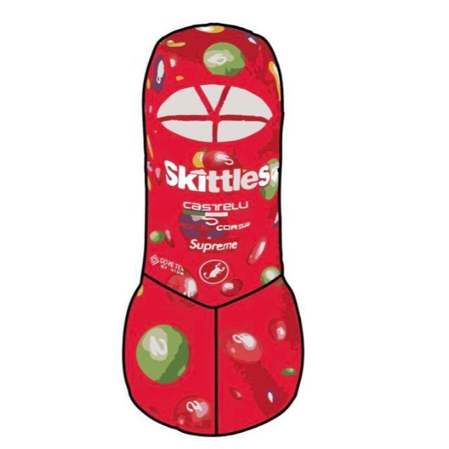 Supreme(シュプリーム)のSupreme Skittles Castelli Balaclava "Red スポーツ/アウトドアの自転車(ウエア)の商品写真