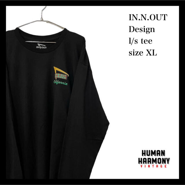 インナウト IN.N.OUT デザイン 長袖 ロンＴ 新品 メンズのトップス(Tシャツ/カットソー(七分/長袖))の商品写真