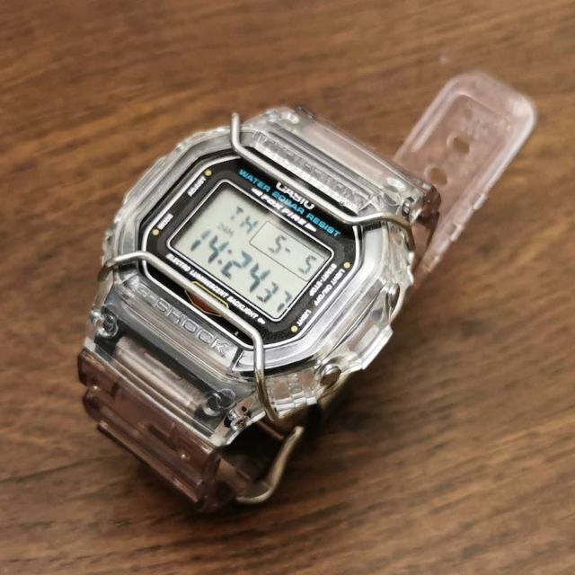 G-SHOCK 交換用 5600系 スケルトンツートンベゼル・ベルト + 工具 メンズの時計(ラバーベルト)の商品写真