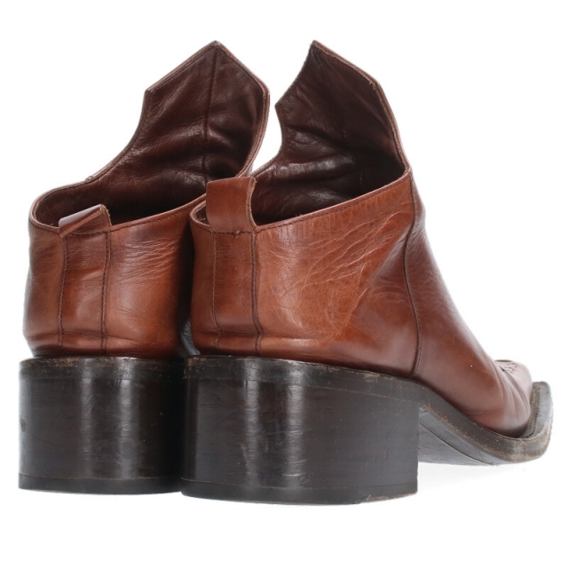 DSQUARED2(ディースクエアード)のディースクエアード ステッチデザインレザーヒールブーツ メンズ 41 メンズの靴/シューズ(ブーツ)の商品写真