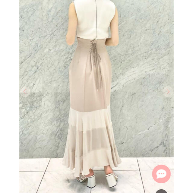 COCO DEAL(ココディール)のシアーティアースカート レディースのスカート(ロングスカート)の商品写真