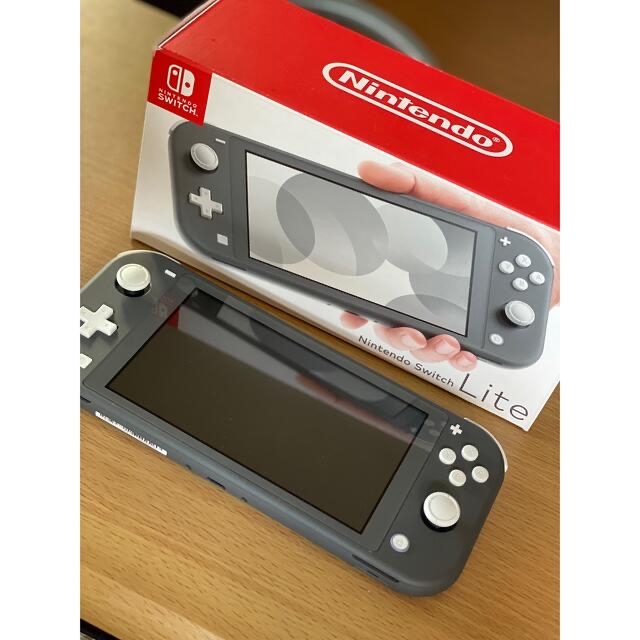 【美品】ニンテンドースイッチ ライト グレー 本体+充電器のみ