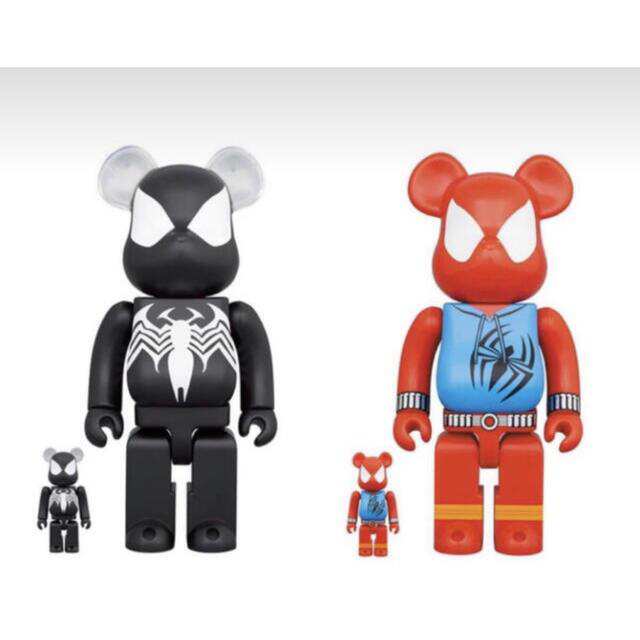 2体セット■BE@RBRICK SPIDER-MAN 100％ & 400％