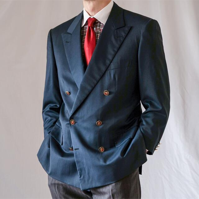 専用size52☆美品☆ブリオーニ 3釦ジャケット チャコールグレー