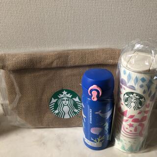 スターバックスコーヒー(Starbucks Coffee)のスターバックス　ジュートランチバッグ　ステンレスタンブラー　ステンレスボトル(タンブラー)