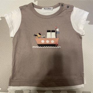 ファミリア(familiar)のfamiliar マリンTシャツ　80(Ｔシャツ)