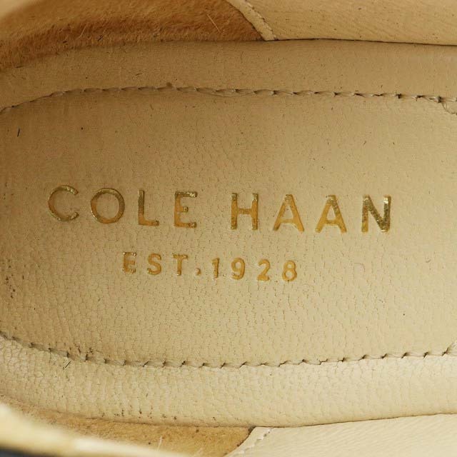 Cole Haan(コールハーン)のコールハーン フラットシューズ パンプス ハラコ ヒョウ柄 7B 24cm 茶 レディースの靴/シューズ(ハイヒール/パンプス)の商品写真