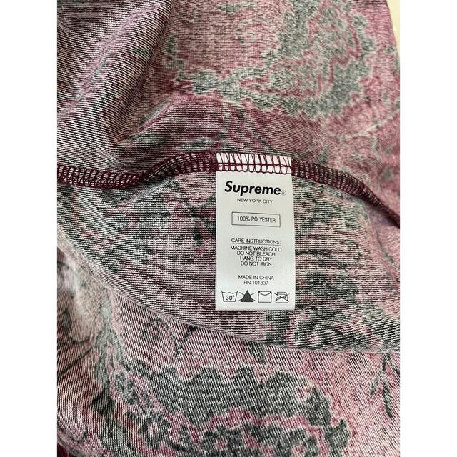 Supreme Velour S/S Shirt ペイズリー Mサイズ 大流行中! 51.0%OFF