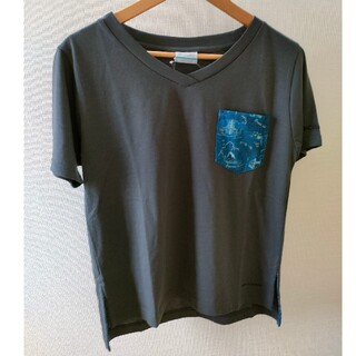 コロンビア(Columbia)のColumbia　コロンビア　レディースVネック　Tシャツ(Tシャツ(半袖/袖なし))