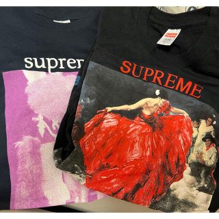 シュプリーム(Supreme)のsupreme tシャツ　2枚セット(Tシャツ/カットソー(半袖/袖なし))