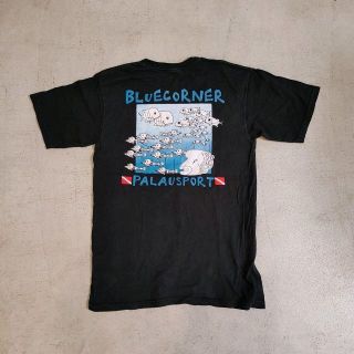 古着　メンズ　プリント　T  ヘインズボディ　S(Tシャツ/カットソー(半袖/袖なし))