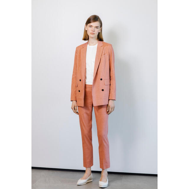 theory - theory 21SS Crunch ダブルジャケット ピンクメロン 2の通販