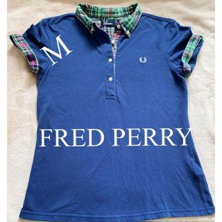 フレッドペリー(FRED PERRY)の美品　FRED PERRY フレッドペリー　ポロシャツ　ネイビー　人気　完売(ポロシャツ)