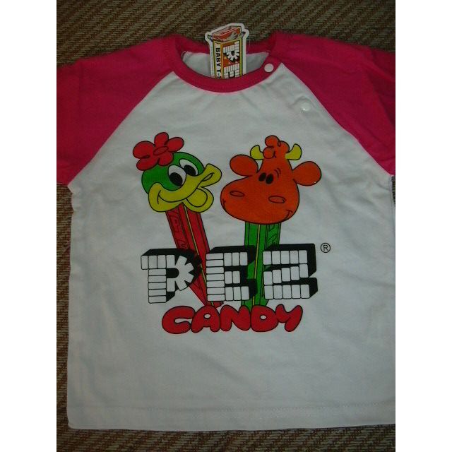 PEZ BABY Tシャツ/80/ピンク/￥1000 キッズ/ベビー/マタニティのベビー服(~85cm)(Ｔシャツ)の商品写真