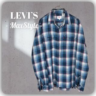 リーバイス(Levi's)の【LEVI'S】 リーバイス 古着 ビンテージ 長袖 コットン チェック シャツ(シャツ)