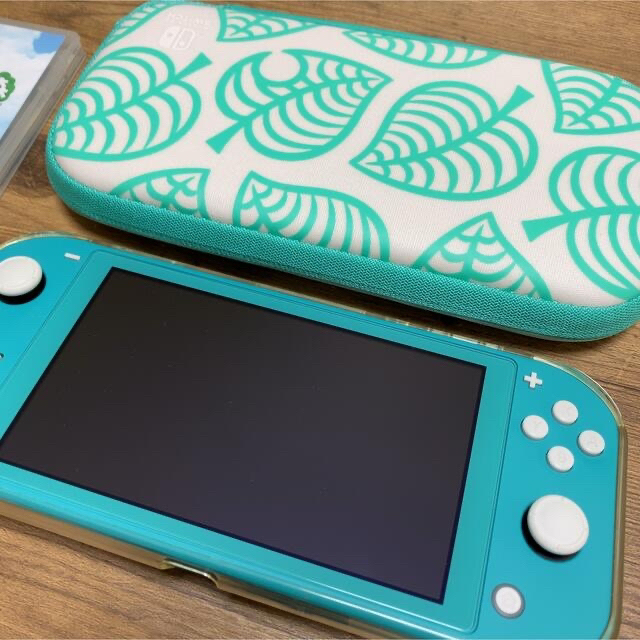 Nintendo Switch - Switch Lite ターコイズ あつ森キャリングケース