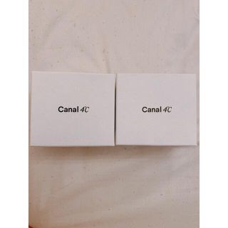 カナルヨンドシー(canal４℃)のCanal 4℃ 指輪　2個セット　ケース　空箱　空き箱　ペアリング　収納(ショップ袋)