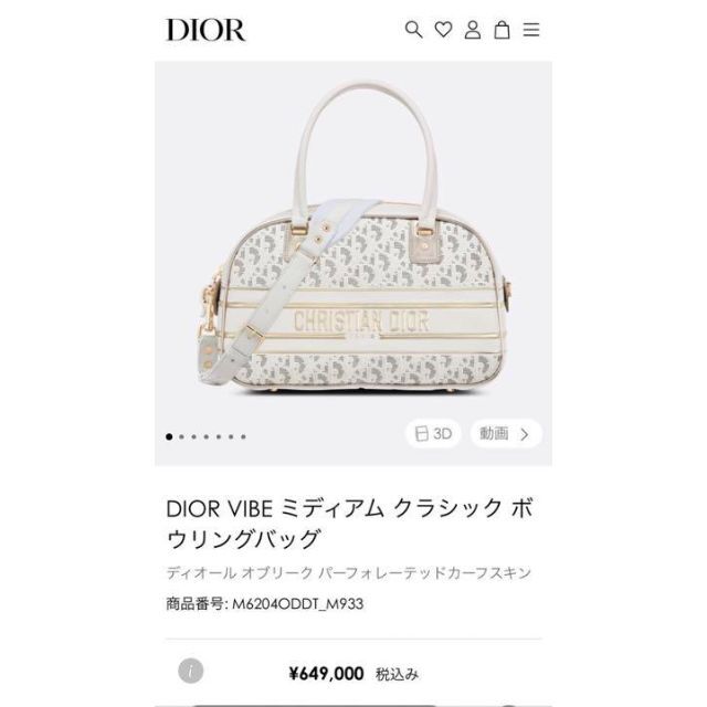 Dior - Dior ディオール バッグ 2022新作 Dior Vibe 超美品