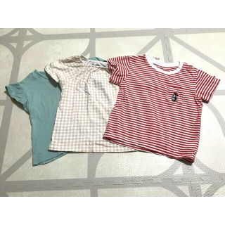 ユニクロ(UNIQLO)の【専用】女の子　90サイズ　UNIQLO 12着セット(Tシャツ/カットソー)