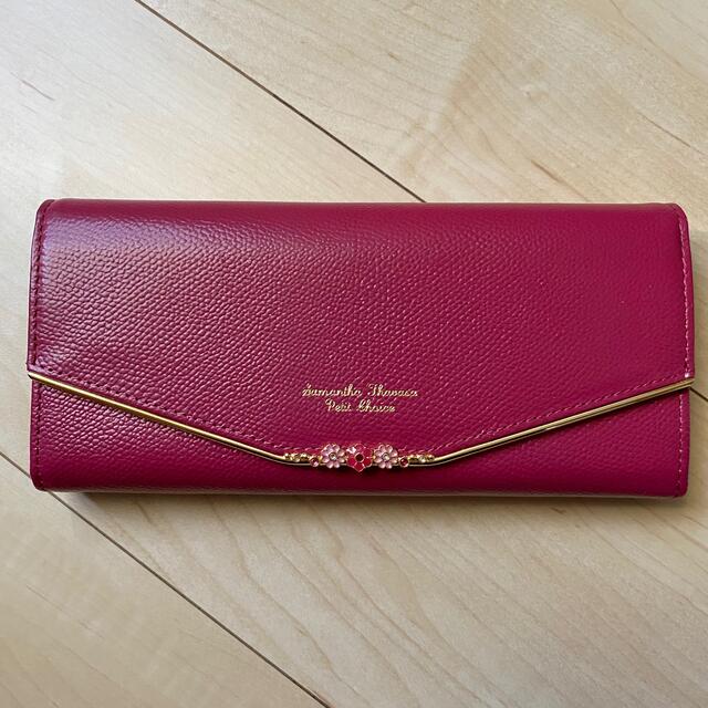 【新品】Samantha Thavasa  お花バー財布  かぶせ財布  レッドファッション小物