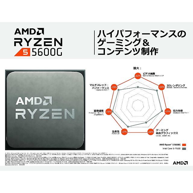新品未開封】AMD Ryzen 5 5600G - PCパーツ