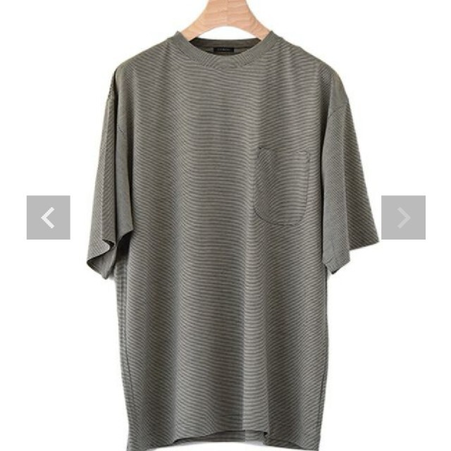 COMOLI(コモリ)のCOMOLI ウール天竺Tシャツ BORDER メンズのトップス(Tシャツ/カットソー(半袖/袖なし))の商品写真