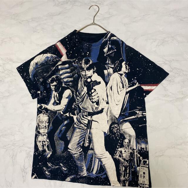 Tシャツ　スターウォーズ　　キャラクター　デカロゴ　star wars