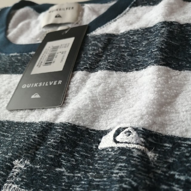 QUIKSILVER(クイックシルバー)のクイックシルバー パイル地 胸ポケット ボーダーTシャツ 新品 メンズのトップス(Tシャツ/カットソー(半袖/袖なし))の商品写真