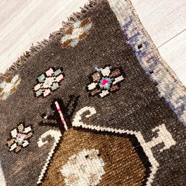 お買い得品☆手織りウール100%ペルシャシラーズ産草木染ふわふわ