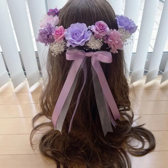 専用。ラプンツェル髪飾りセット♡紫、ピンク、リボンピン、フラワーピン、花ピン 通販