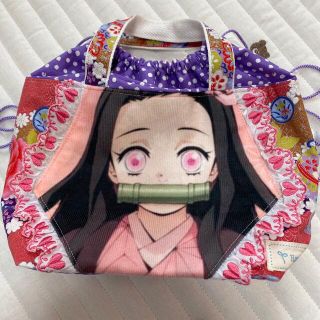 ハンドメイド  鬼滅の刃 禰豆子 しのぶさん バッグ(外出用品)