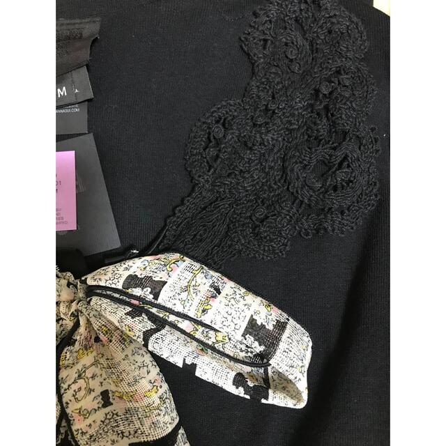 ANNA SUI(アナスイ)のタグ付　ANNA SUI  シルクリボンカーディガン レディースのトップス(カーディガン)の商品写真