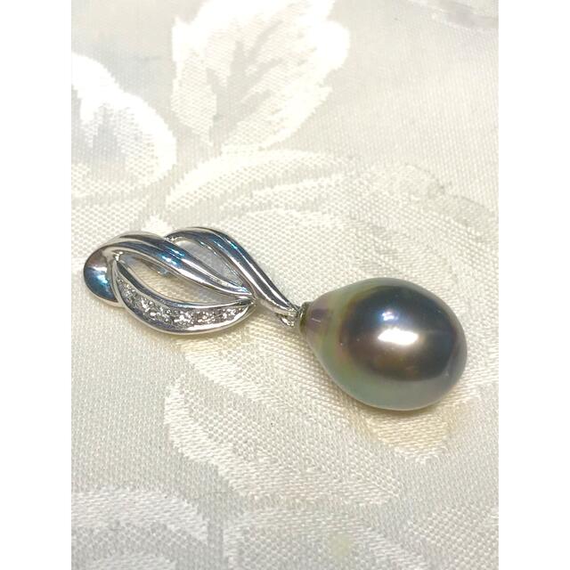 「うみこさま専用」黒蝶真珠 プラチナペンダントトップ | フリマアプリ ラクマ
