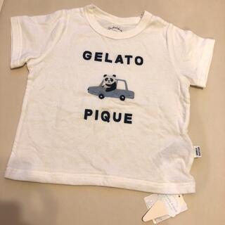 ジェラートピケ(gelato pique)のジェラートピケ♡車モチーフTシャツ 90-100サイズ(Tシャツ/カットソー)