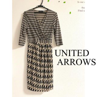 ユナイテッドアローズ(UNITED ARROWS)の☆UNITED ARROWS☆ユナイテッドアローズ　カシュクール風ワンピース(ひざ丈ワンピース)