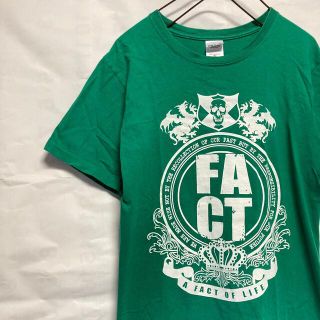 アンビル(Anvil)のFACT バンド　Tシャツ　グリーン　S(Tシャツ/カットソー(半袖/袖なし))