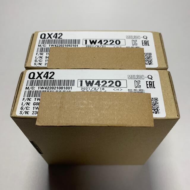 新品未開封 三菱電機 QX42 入力ユニット 2台