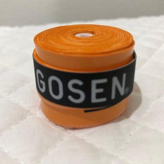 ゴーセン(GOSEN)のGOSEN グリップテープ 1個★迅速発送 オレンジ ゴーセン マイバチ色変更可(その他)